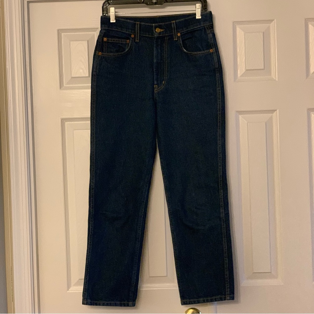 B Sides Jeans, size 27, NWOT, 100% cotton, Dark Denim color, Zipper fly